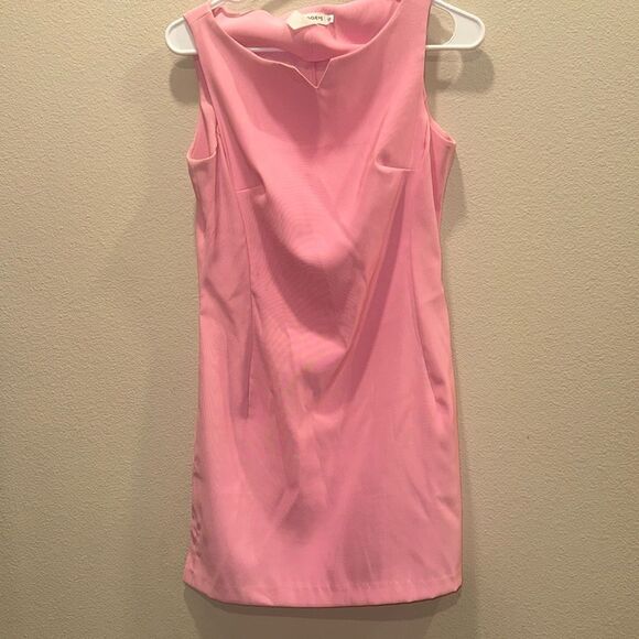 Rampage BubbleGum Pink Sheath Dress Vintage Y2k Sz 5 90”s Barbie Office - Picture 1 of 4